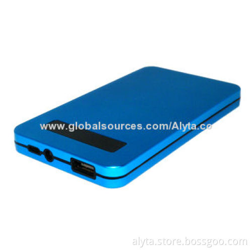 Touch Screen Power Bank with Aluminum Alloy Shell and 6,000mAh Capacity